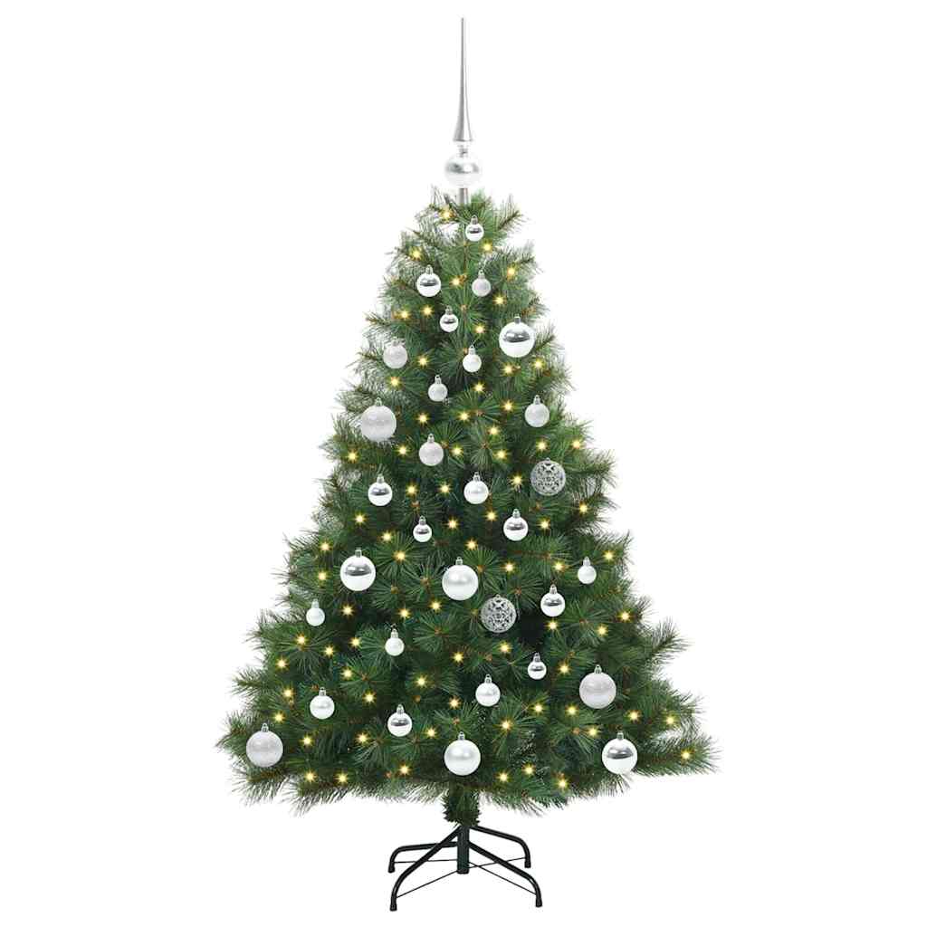 Albero di Natale artificiale Vidaxx con 150 LED con standard verde 120 cm PE e PVC