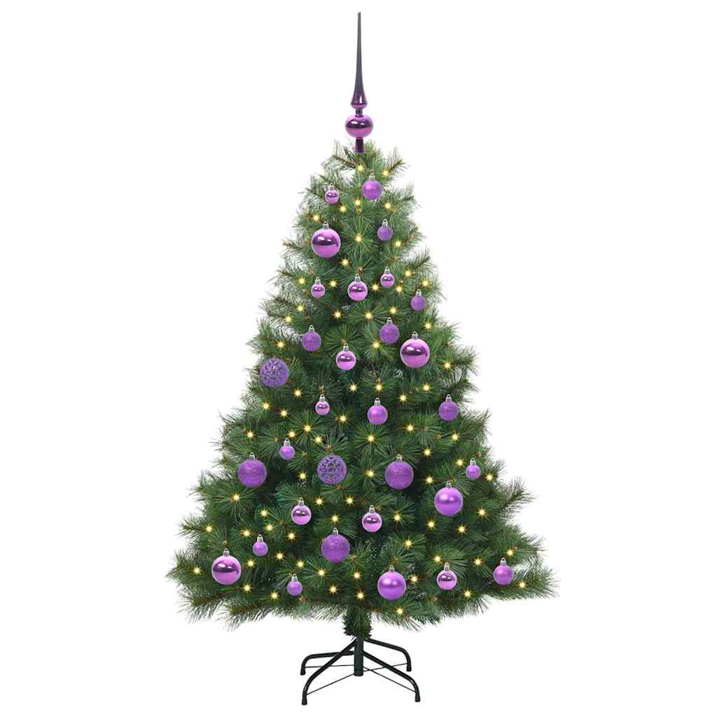 Albero di Natale artificiale Vidaxx con 150 LED con standard verde 120 cm PE e PVC