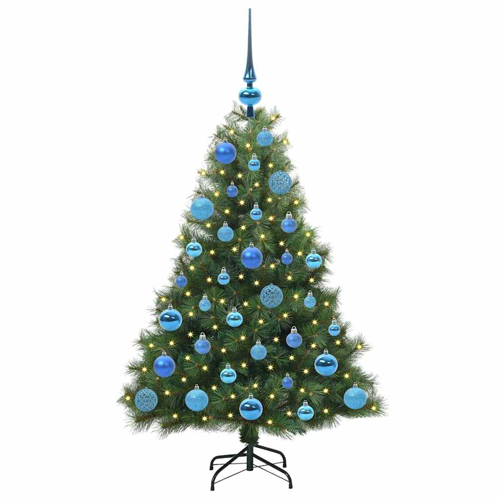 Albero di Natale artificiale Vidaxx con 150 LED con standard verde 120 cm PE e PVC