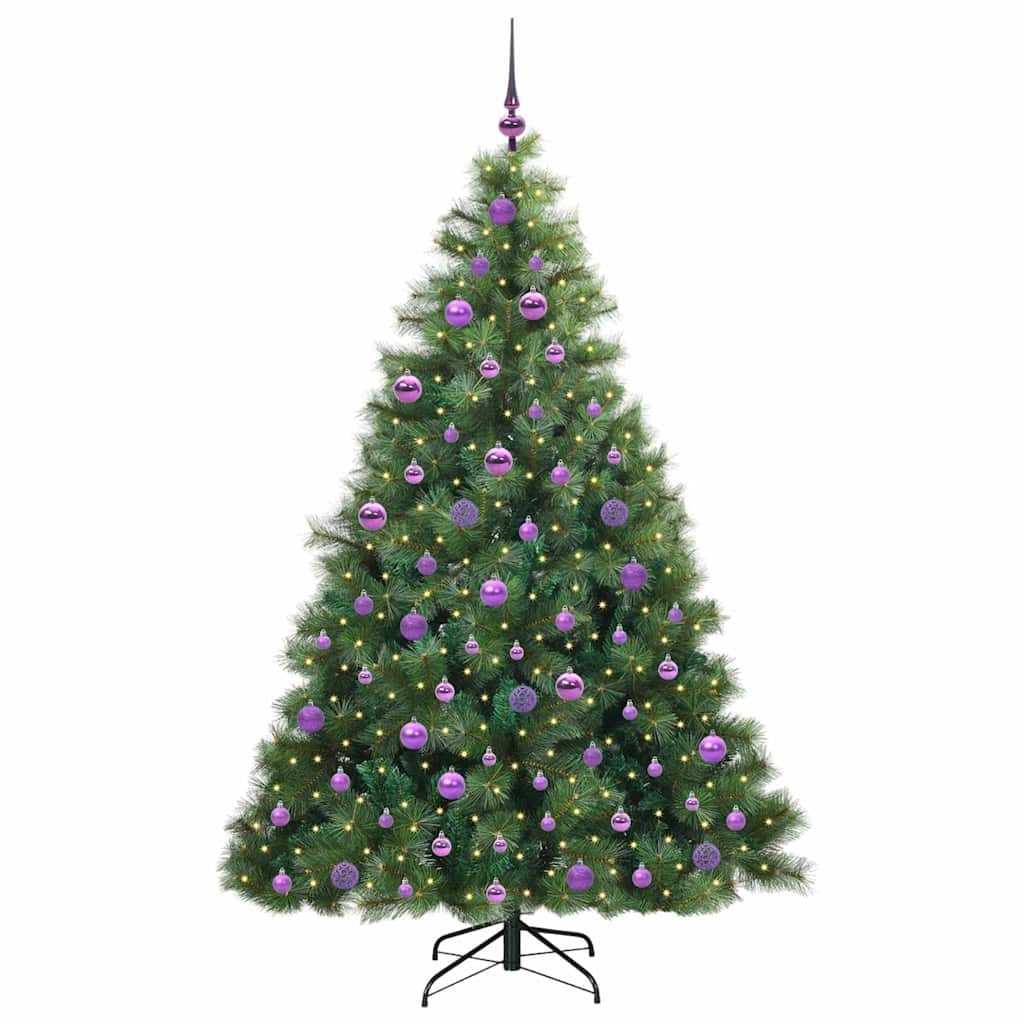 Albero di Natale artificiale Vidaxx con 300 LED con standard verde 180 cm PE e PVC