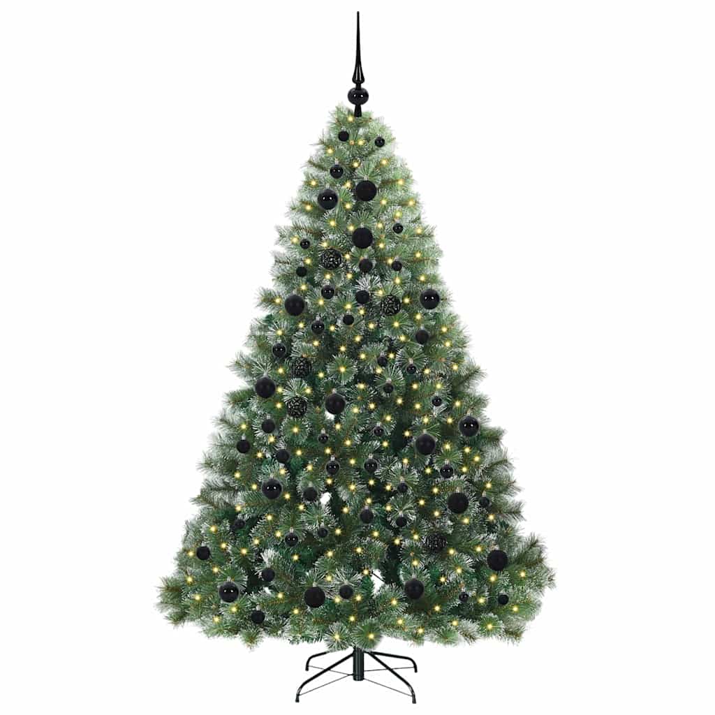 Albero di Natale artificiale Vidaxx con 300 LED con standard verde 180 cm PE e PVC
