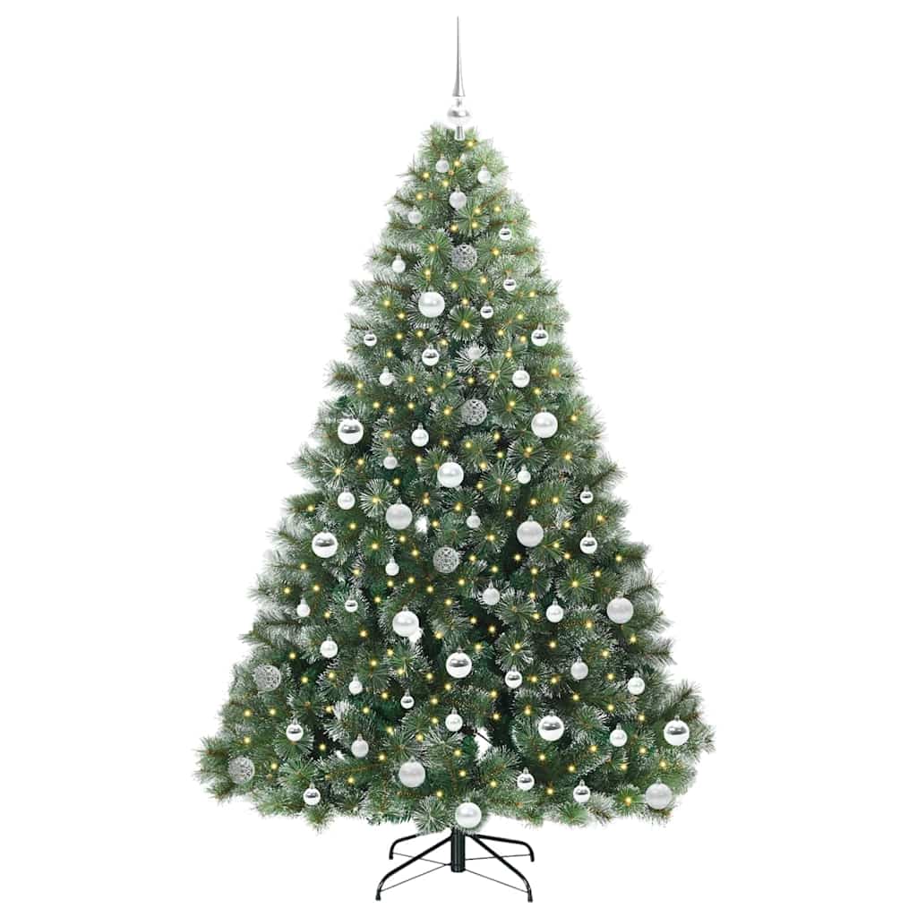 Albero di Natale artificiale Vidaxx con 300 LED con standard verde 180 cm PE e PVC