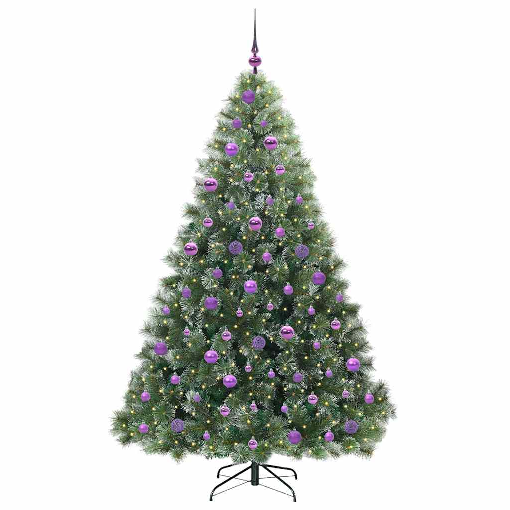 Albero di Natale artificiale Vidaxx con 300 LED con standard verde 180 cm PE e PVC