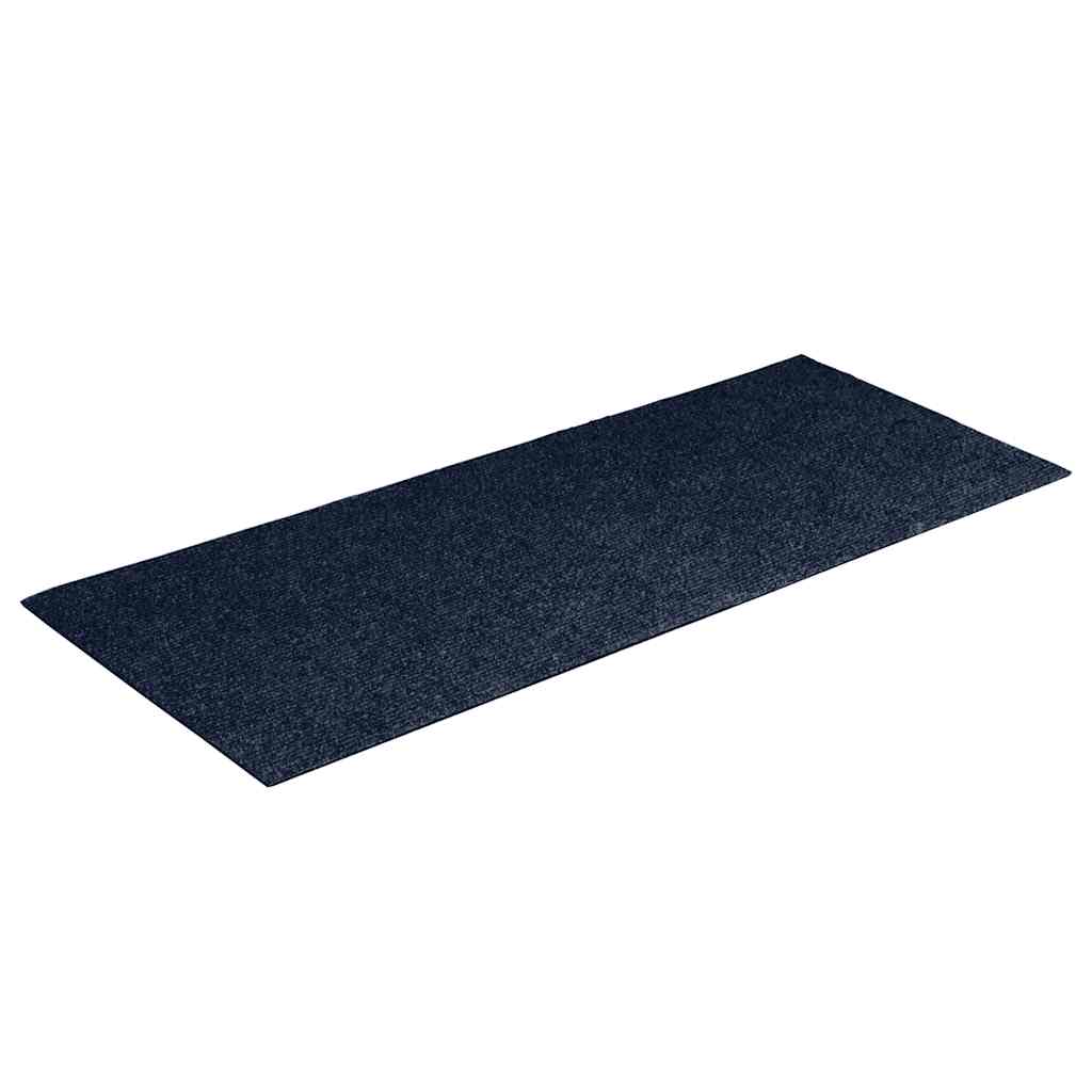 Vidaxx alfombras de escalera autoadhesivas 30 piezas 60x25 cm azul marino rectangular