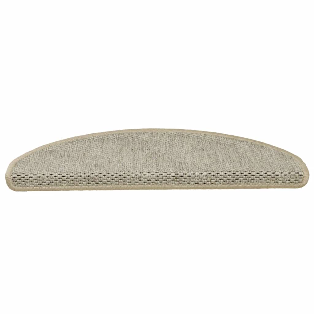 Vidaxx Tappetini per scale autoadesivi aspetto sisal 30 pezzi 65x21x4 cm verde chiaro
