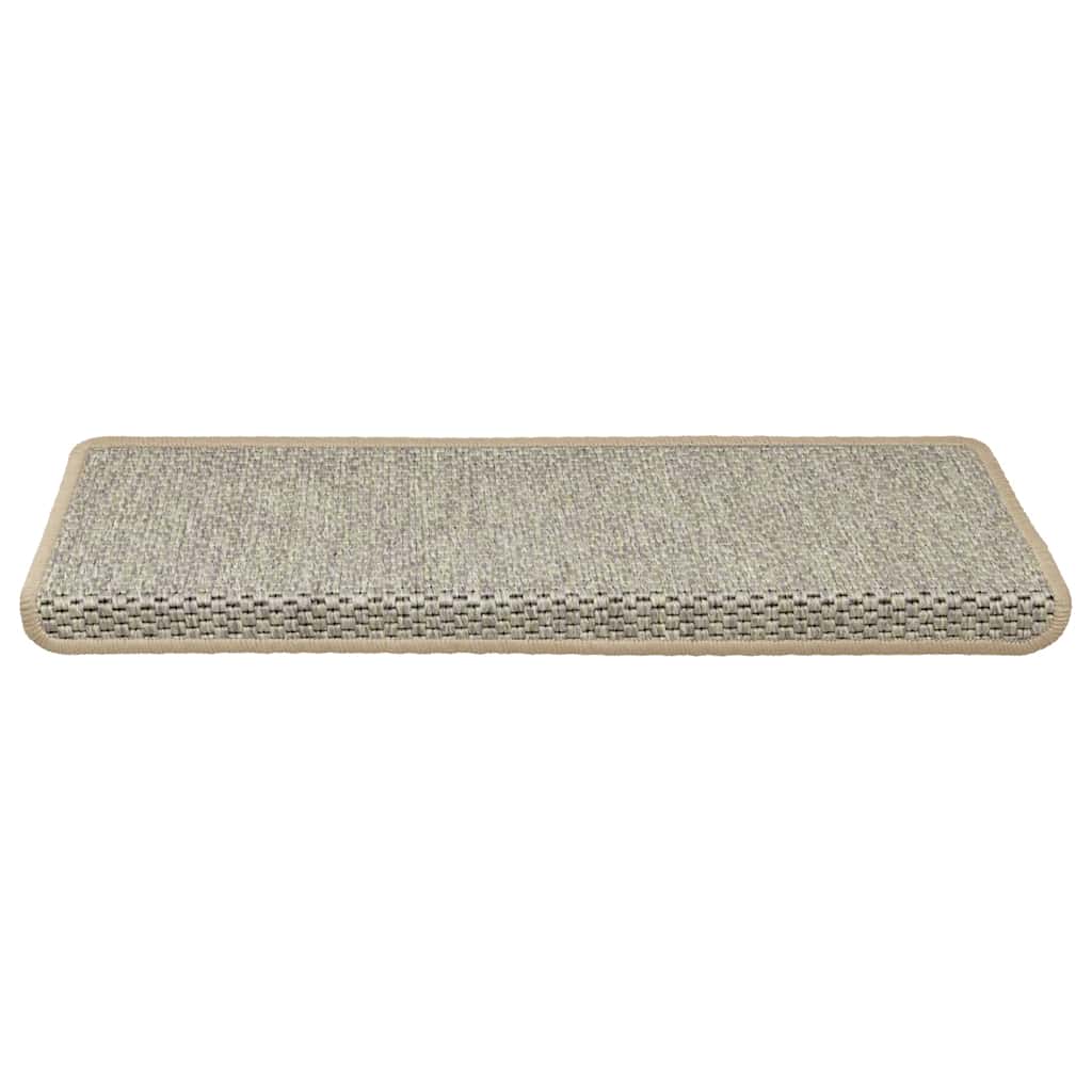 Vidaxl trapmatten zelfklevend sisal-look 30 st 65x21x4 cm groen