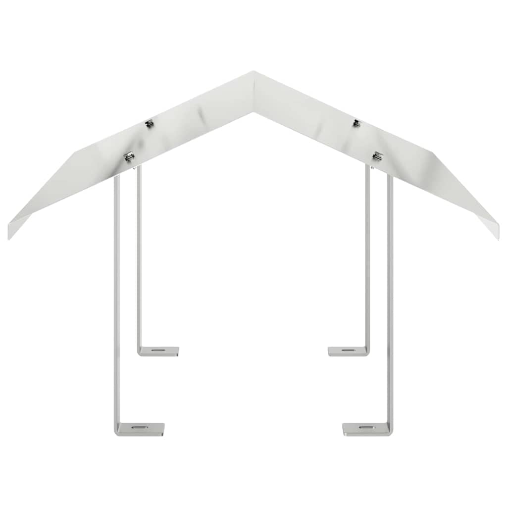 Vidaxx campana ahumada plateada 50 x 50 x 37 cm acero inoxidable