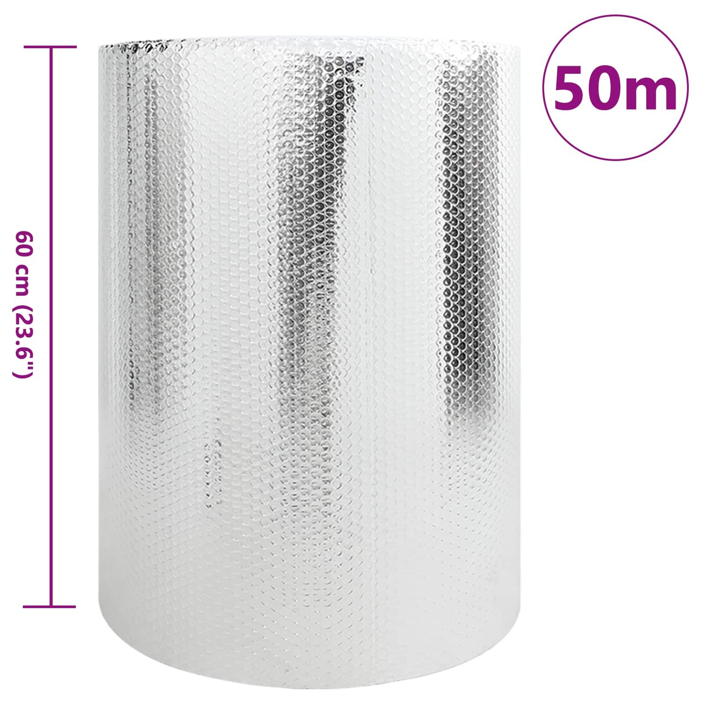 Pellicola per radiatore Vidaxx argento 50 x 0,6 m in polietilene