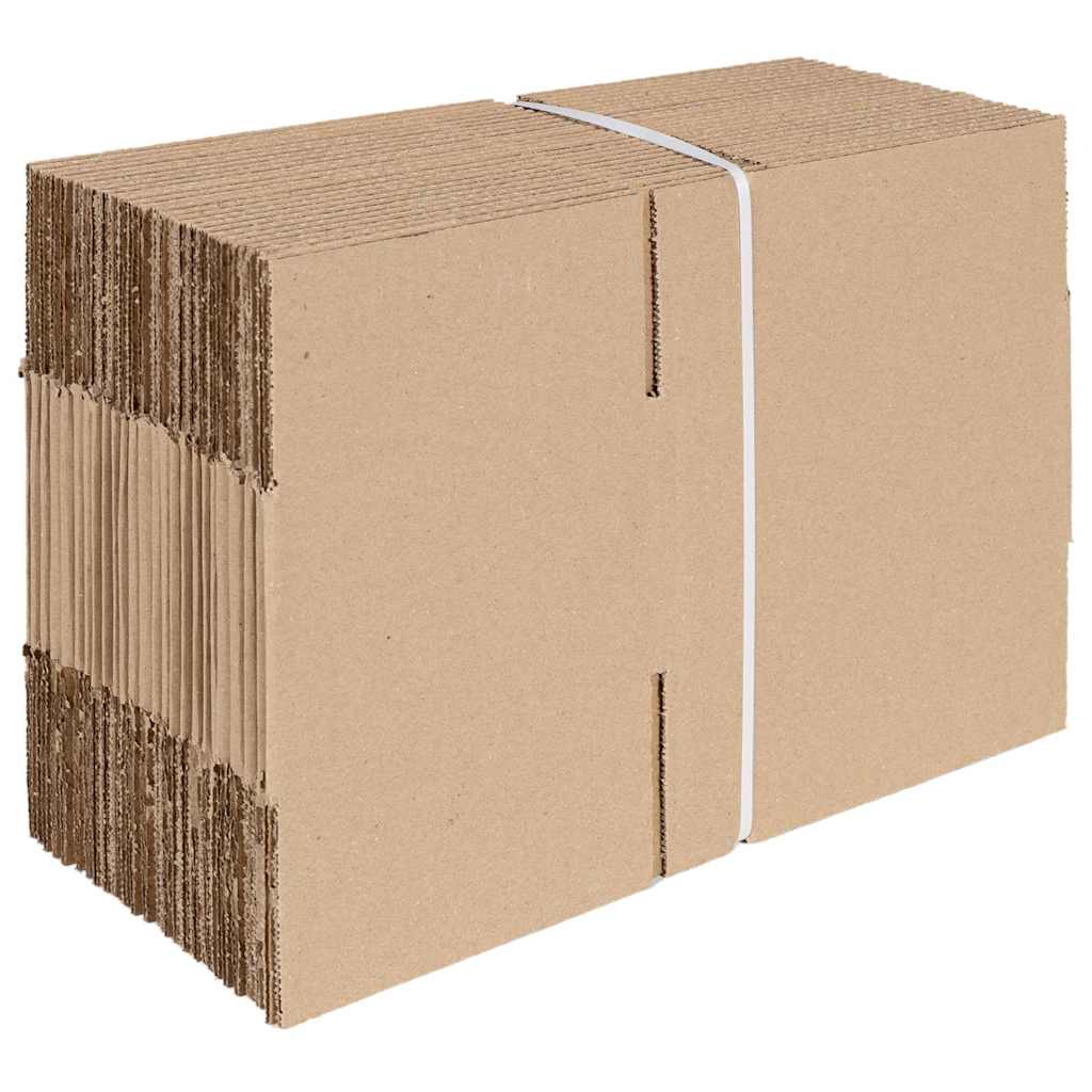 Vidaxx caja plegable con almacenamiento 50 piezas cartón natural 20 x 15 x 10 cm
