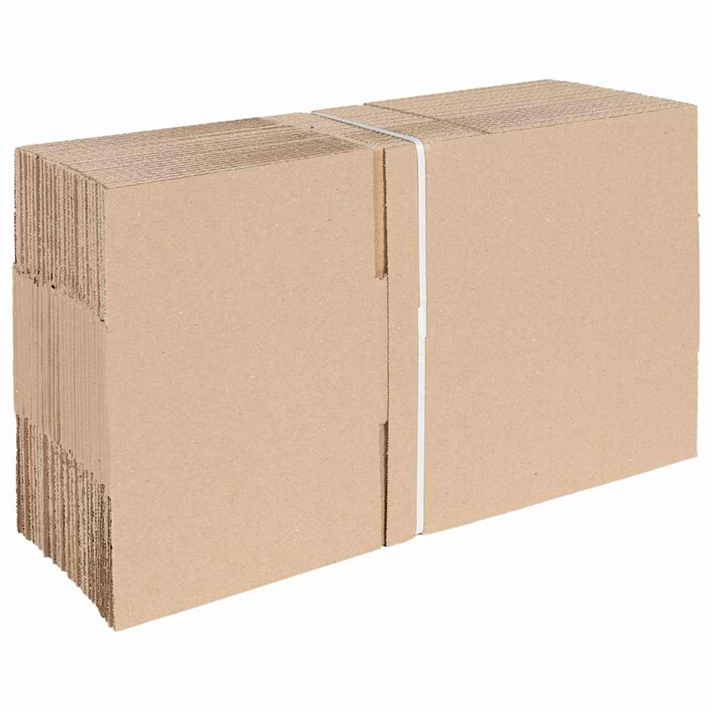 Scatola pieghevole Vidaxx con contenitore 50 pezzi naturale 25 x 17,5 x 10 cm cartone