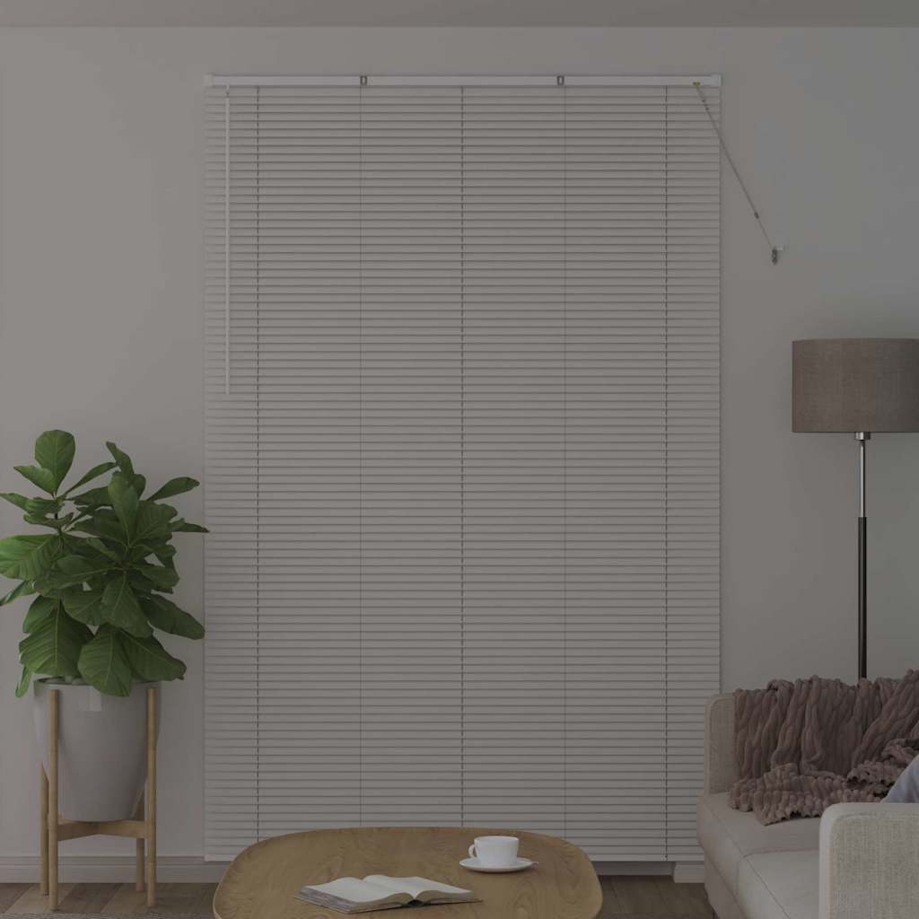 Veneziane Vidaxx bianco 220x150cm alluminio