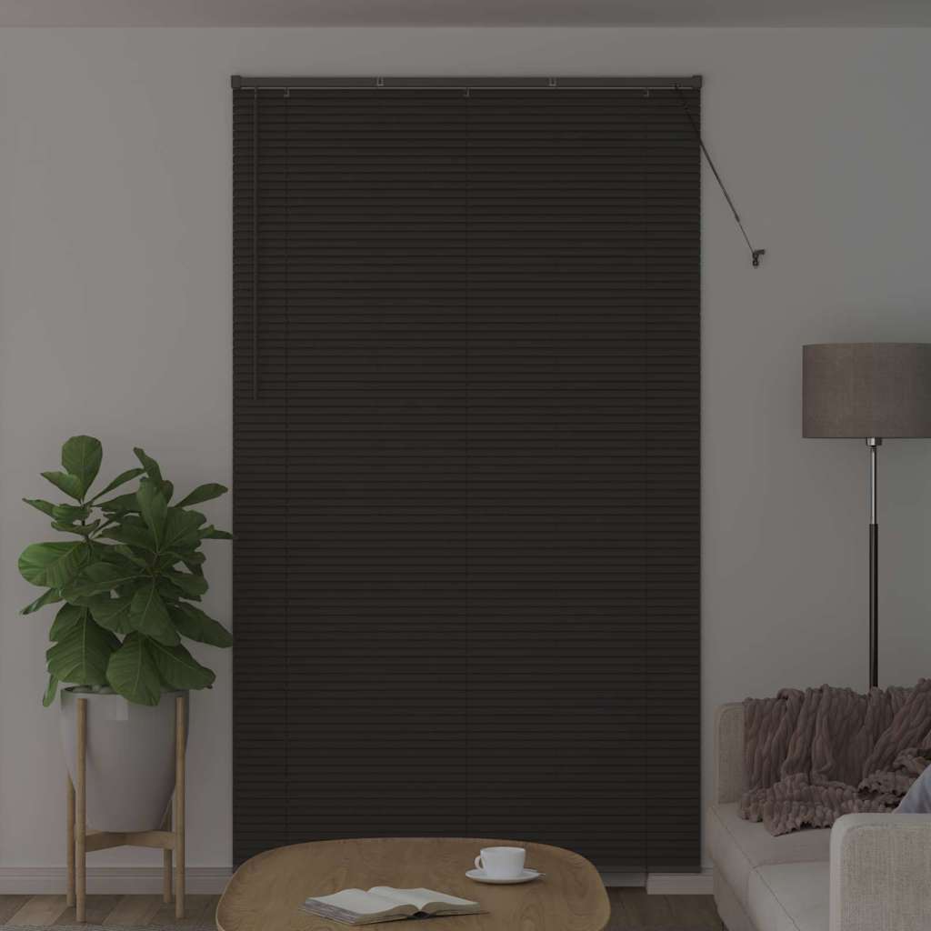 Vidaxx persianas venecianas gris oscuro 220 x 130 cm aluminio