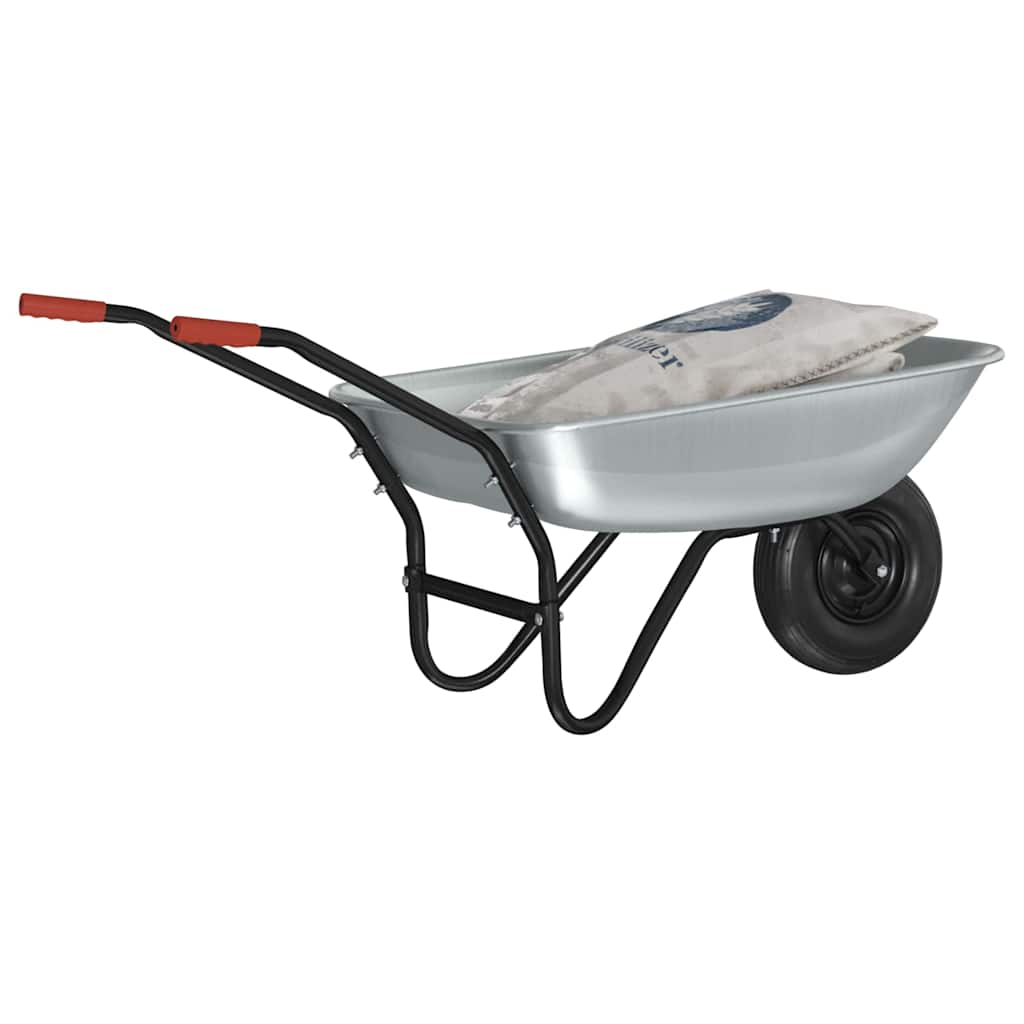 Carriola Vidaxx argento e nero 133 x 62,5 x 58 cm in acciaio