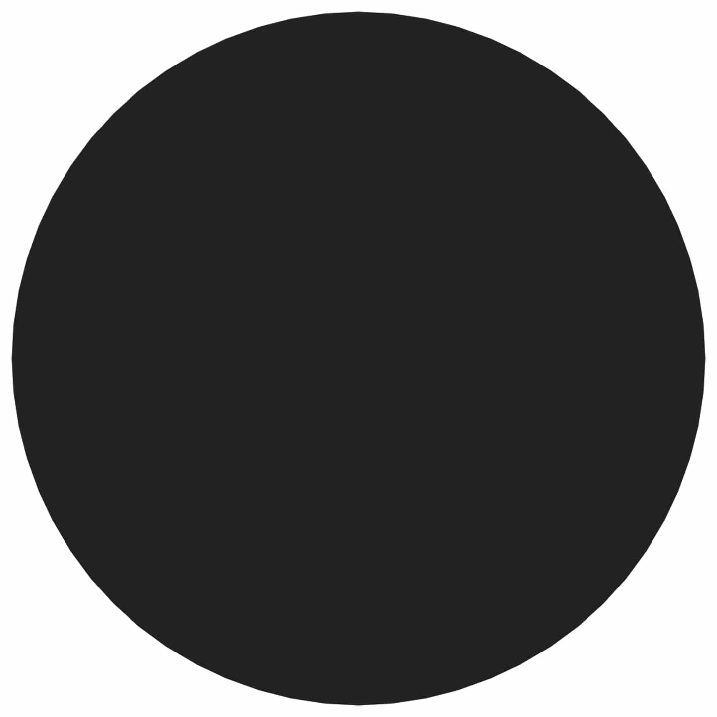 Coprivite autoadesivo Vidaxx 12 pezzi nero ø 20 x 0,5 mm