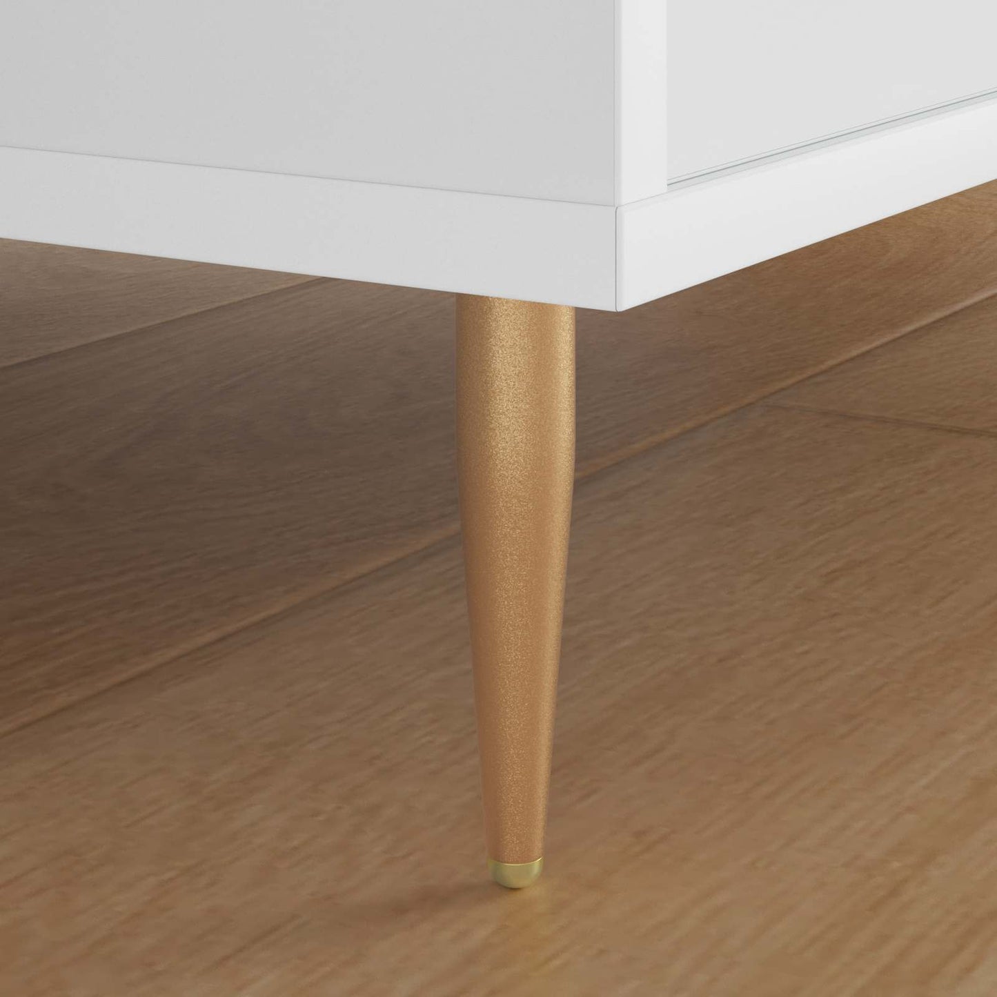 Vidaxl staande poten 12 pcs goud 98 x 40 mm ijzer