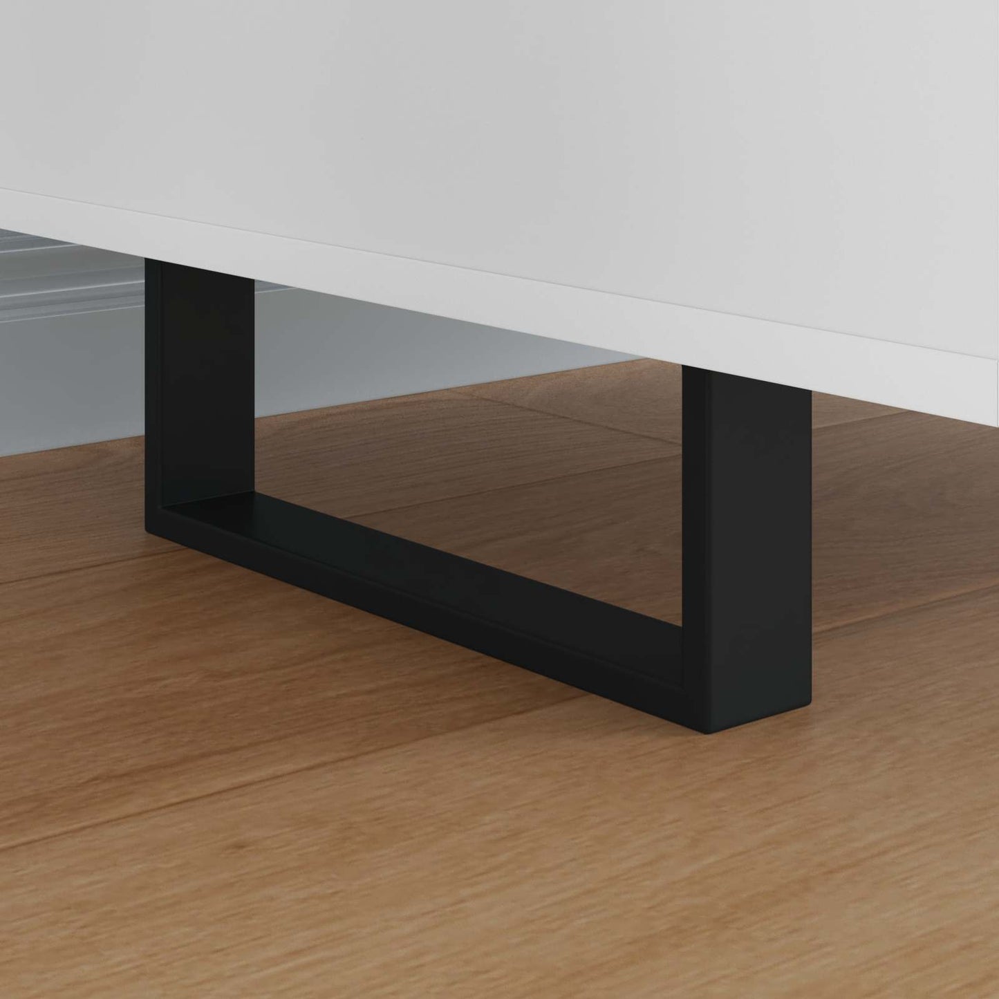 Gambe per mobili Vidaxxl 12 pezzi nero 281 x 40,5 x 100 mm ferro