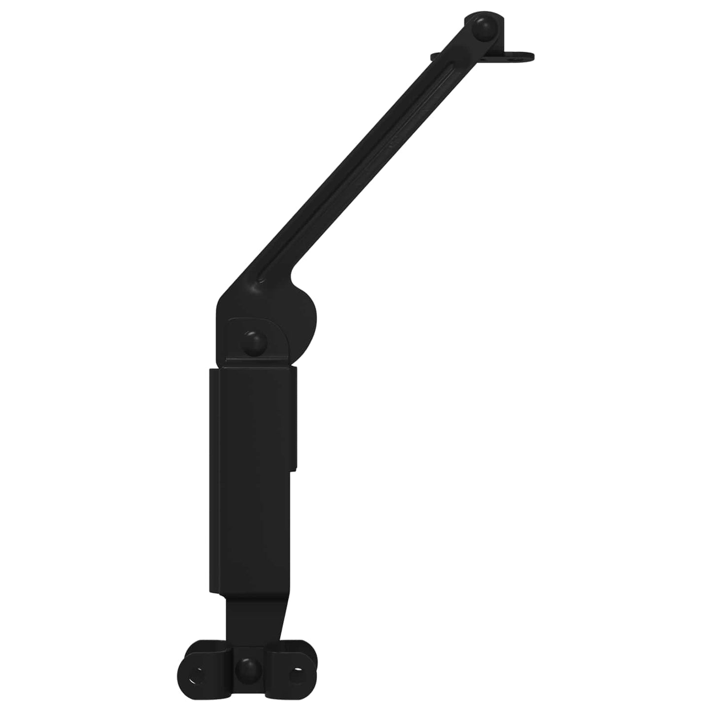Cerniera di supporto coperchio Vidaxxl 12 pz nero 192 x 32 x 50 mm