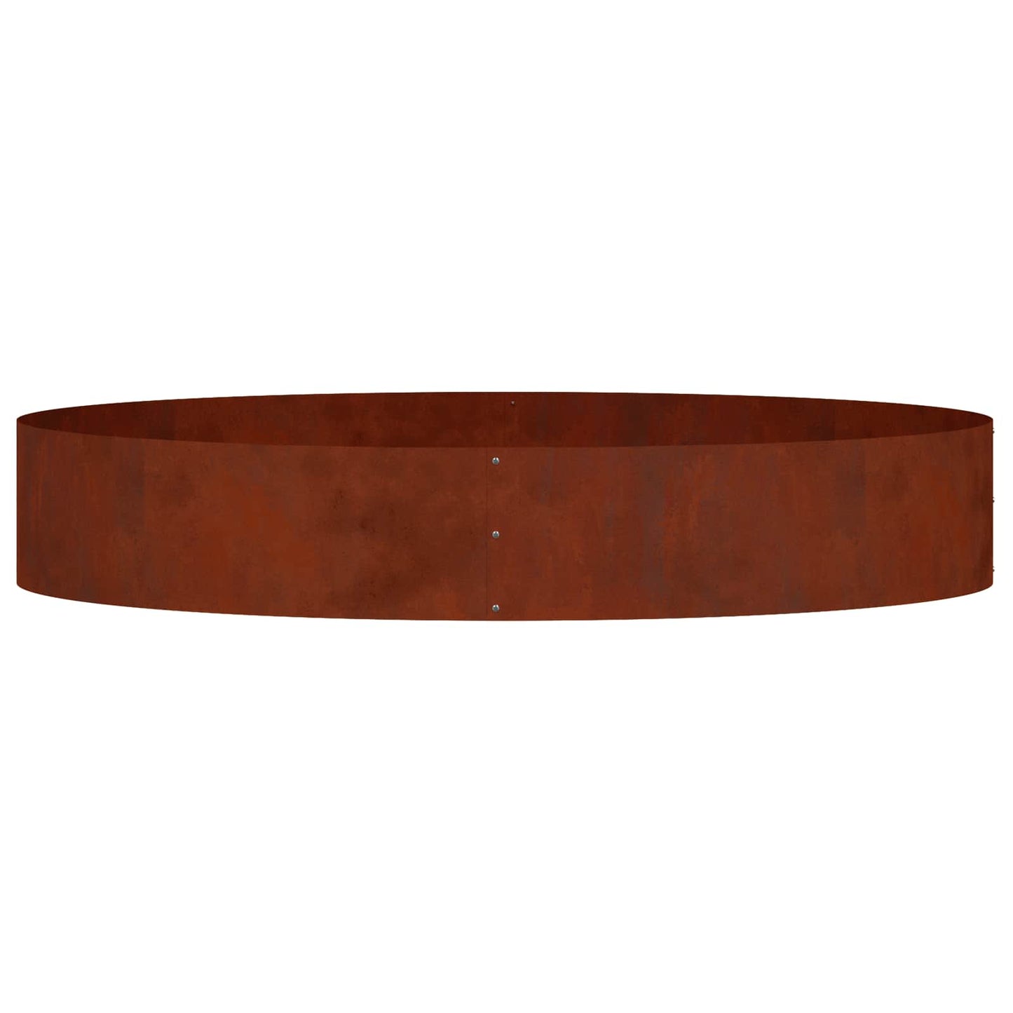 Vidaxl plantenring bruin 120 x 120 x 20 cm cortenstaal