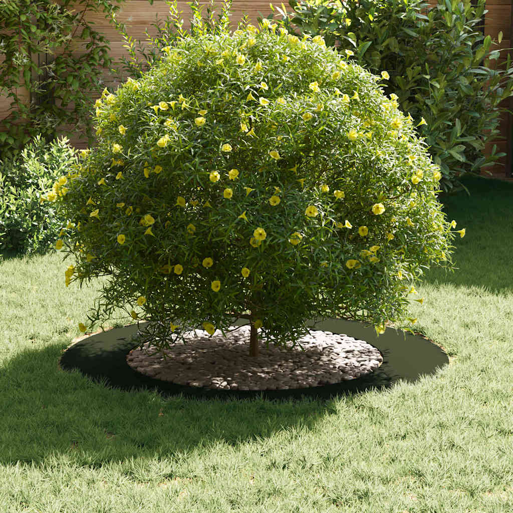VidaXL adatto per anelli per alberi piatti 5 pz verde oliva ø60 90 cm