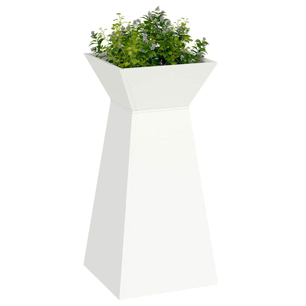 Jardinera de columna VidaXL blanco 35 x 35 x 73 cm
