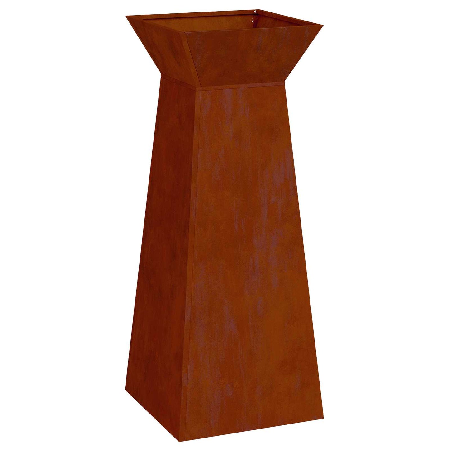 Fioriera a colonna VidaXL argento 40 x 40 x 100 cm