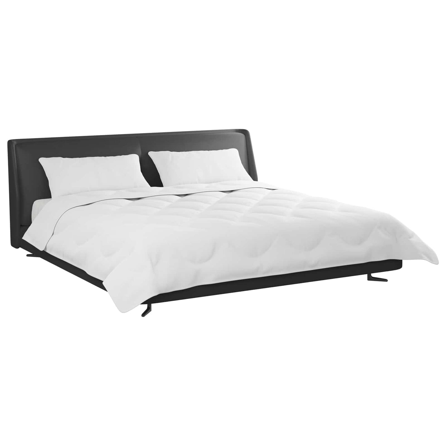 Vidaxl edredón de verano con almohada 3 piezas microfibra blanco
