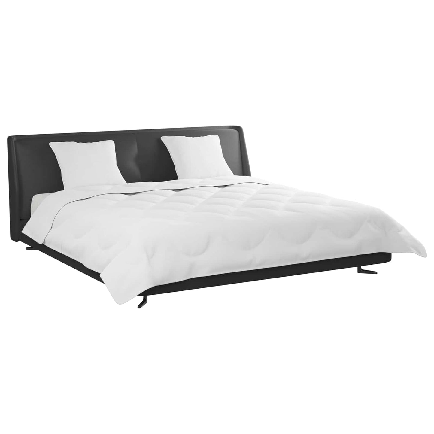 Vidaxl edredón con almohada 3 piezas microfibra blanco