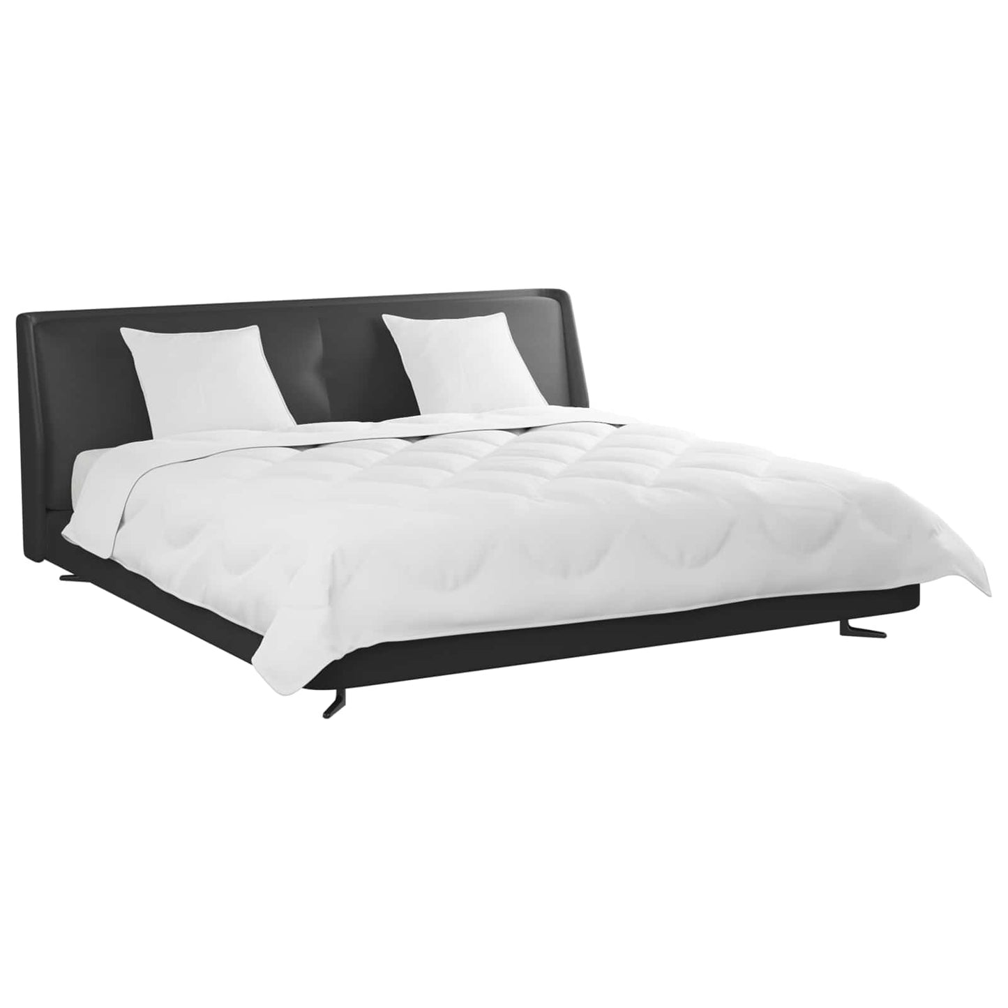 Piumino Vidaxx con cuscini con cuscino 3 pezzi in microfibra bianca