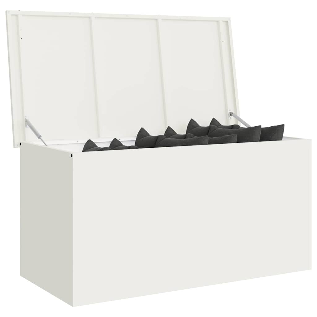 Vidaxl buitenopslagdoos wit 100 x 50,5 x 50 cm staal
