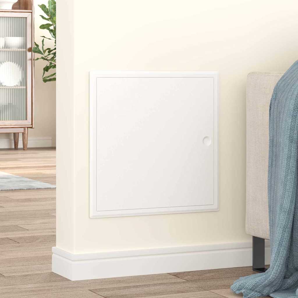 Panel de acceso VidaXL blanco 63 x 33 x 3 cm acero