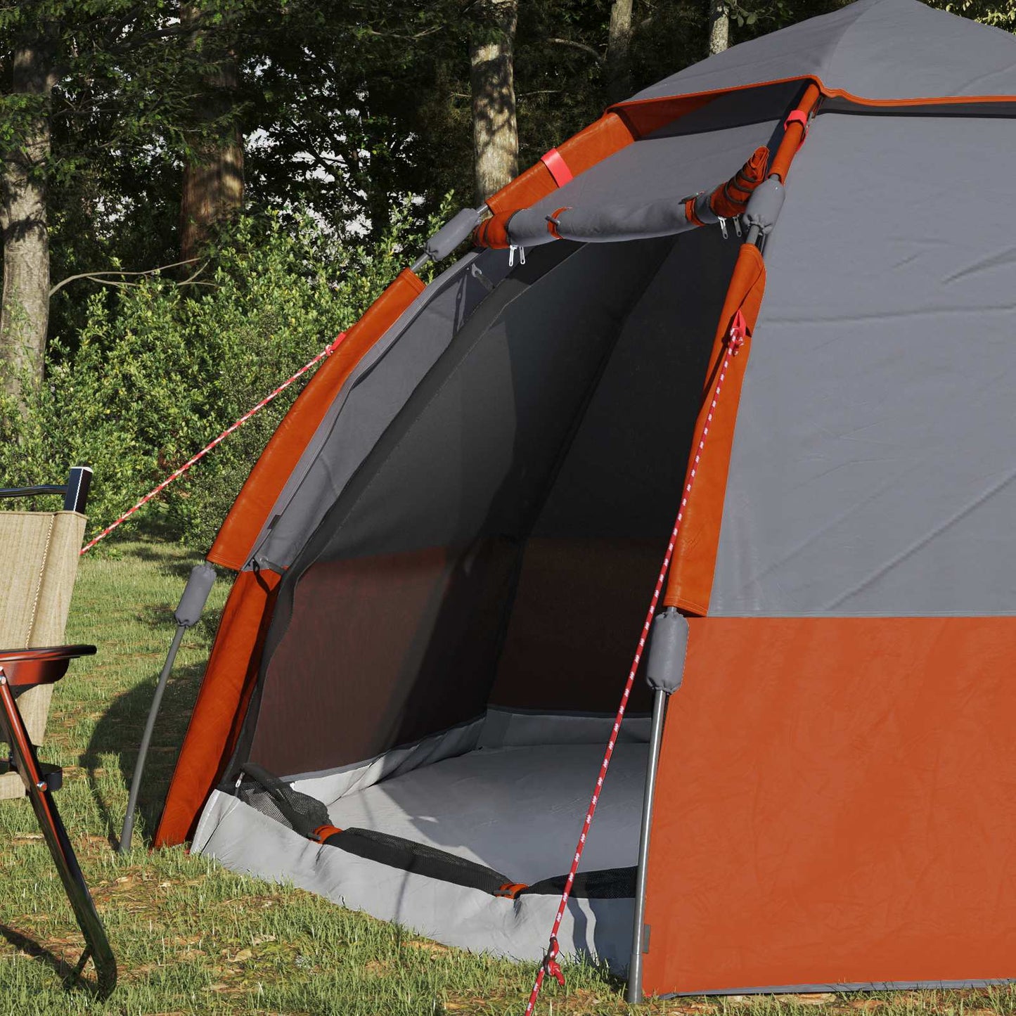Vidaxl instant tent met regenhoes voor 4 personen met snelle release