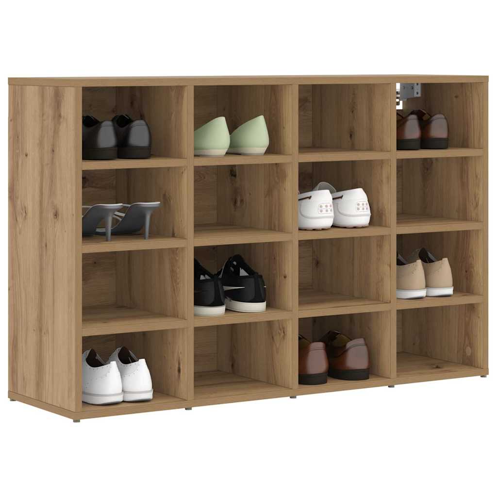 Vidaxx zapatero artesanal roble 103 x 30 x 67 cm madera contrachapada
