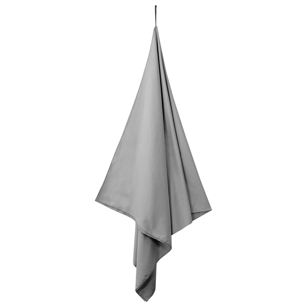 Vidaxl sporthanddoeken 2 pcs donkergrijs 90 x 180 cm