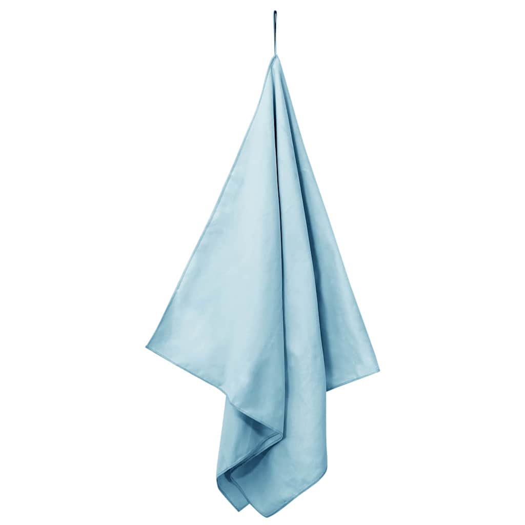 Vidaxl sporthanddoeken 2 pcs blauw 140 x 70 cm polyester en polyamide