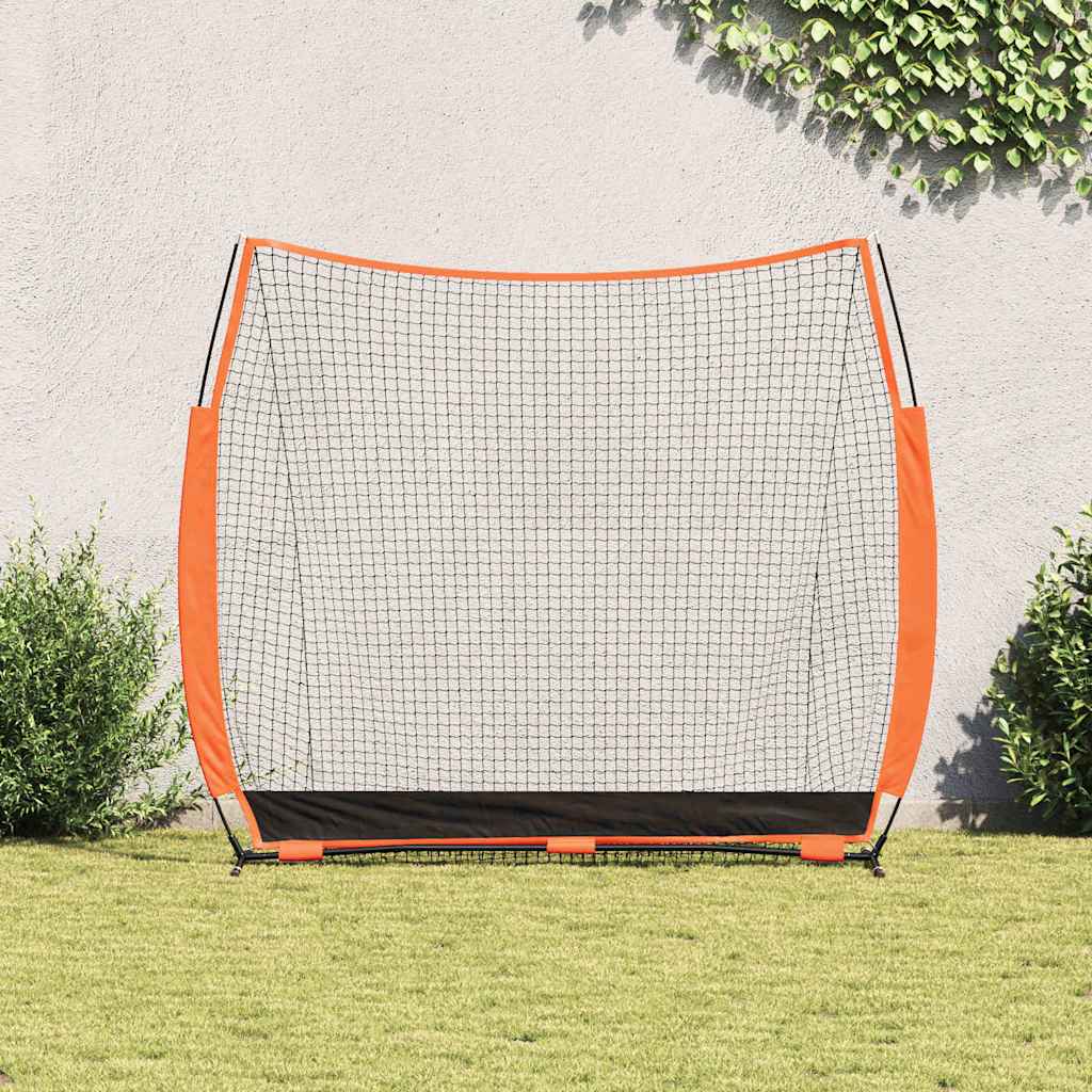 Vidaxl golf trainingshulpmiddel zwart 250 x 106,5 x 210 cm polyester