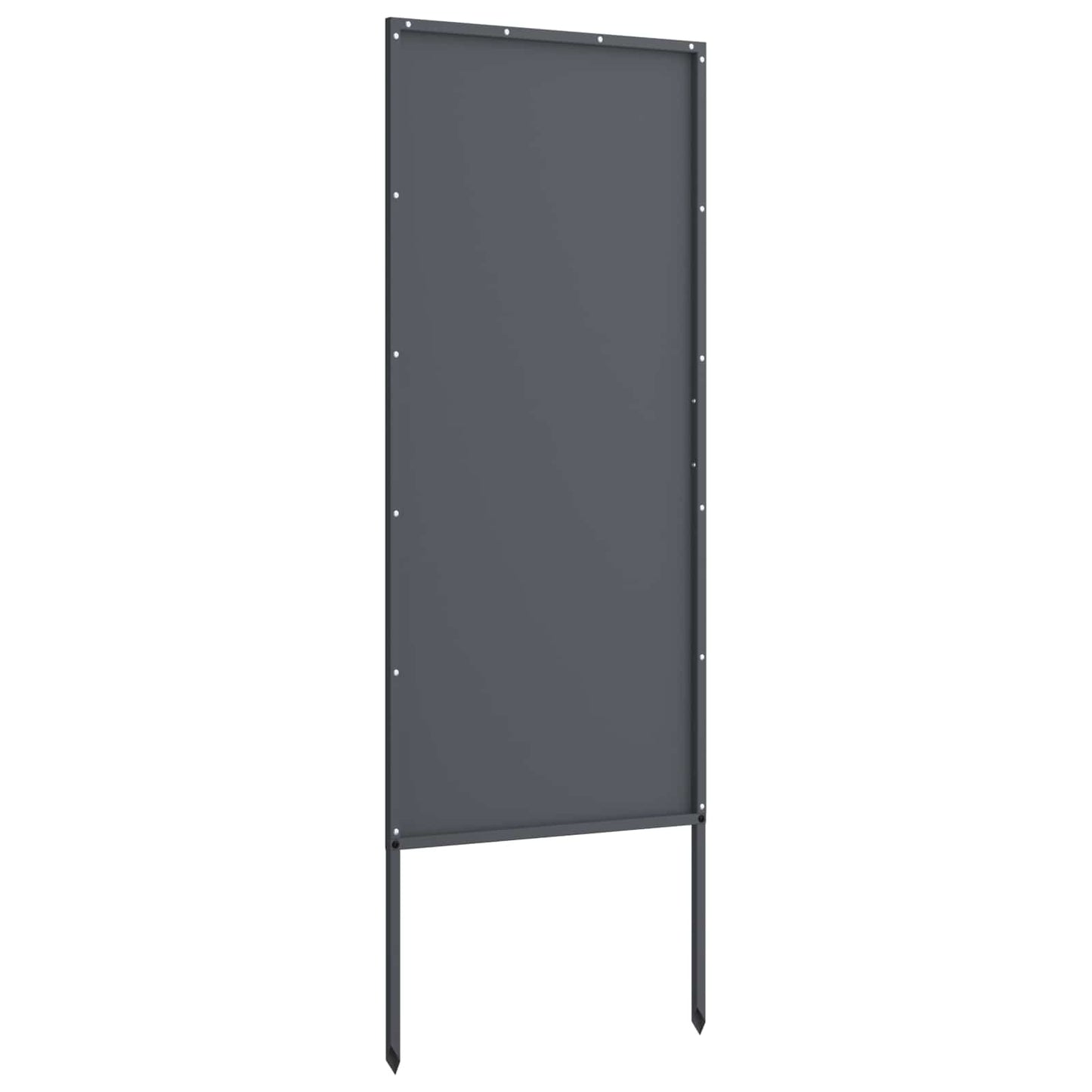 Vidaxxl paravento da giardino antracite 50 x 140 cm in acciaio laminato a freddo