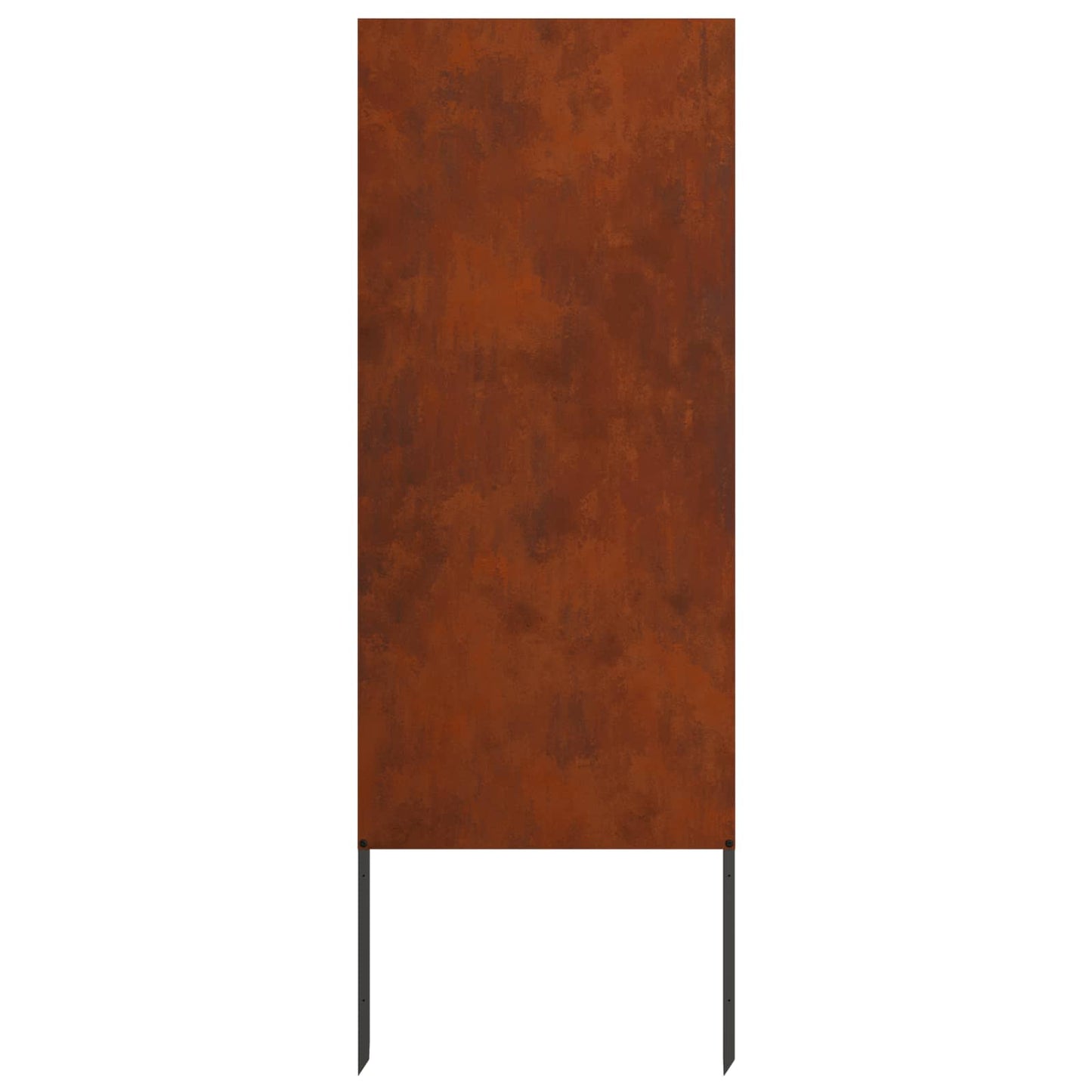 Vidaxxl paravento da giardino traforato arrugginito 50 x 140 cm in acciaio corten