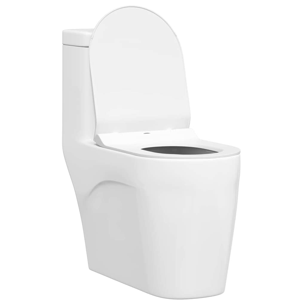 Vidaxx asiento de inodoro regulable blanco 50 x 36,5 x 5 cm polipropileno