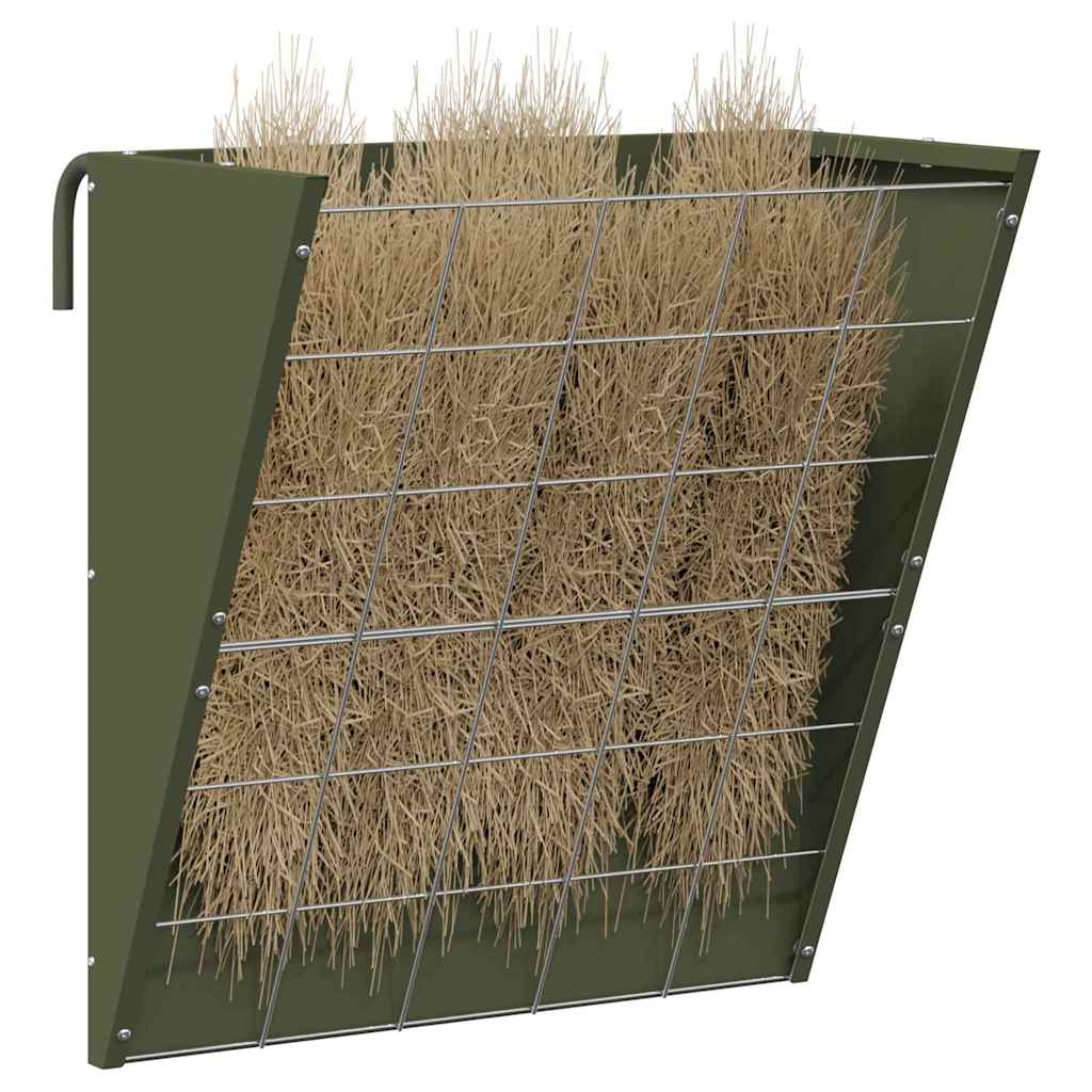 Vidaxx comedero de heno colgante verde oliva 61 x 33 x 66 cm