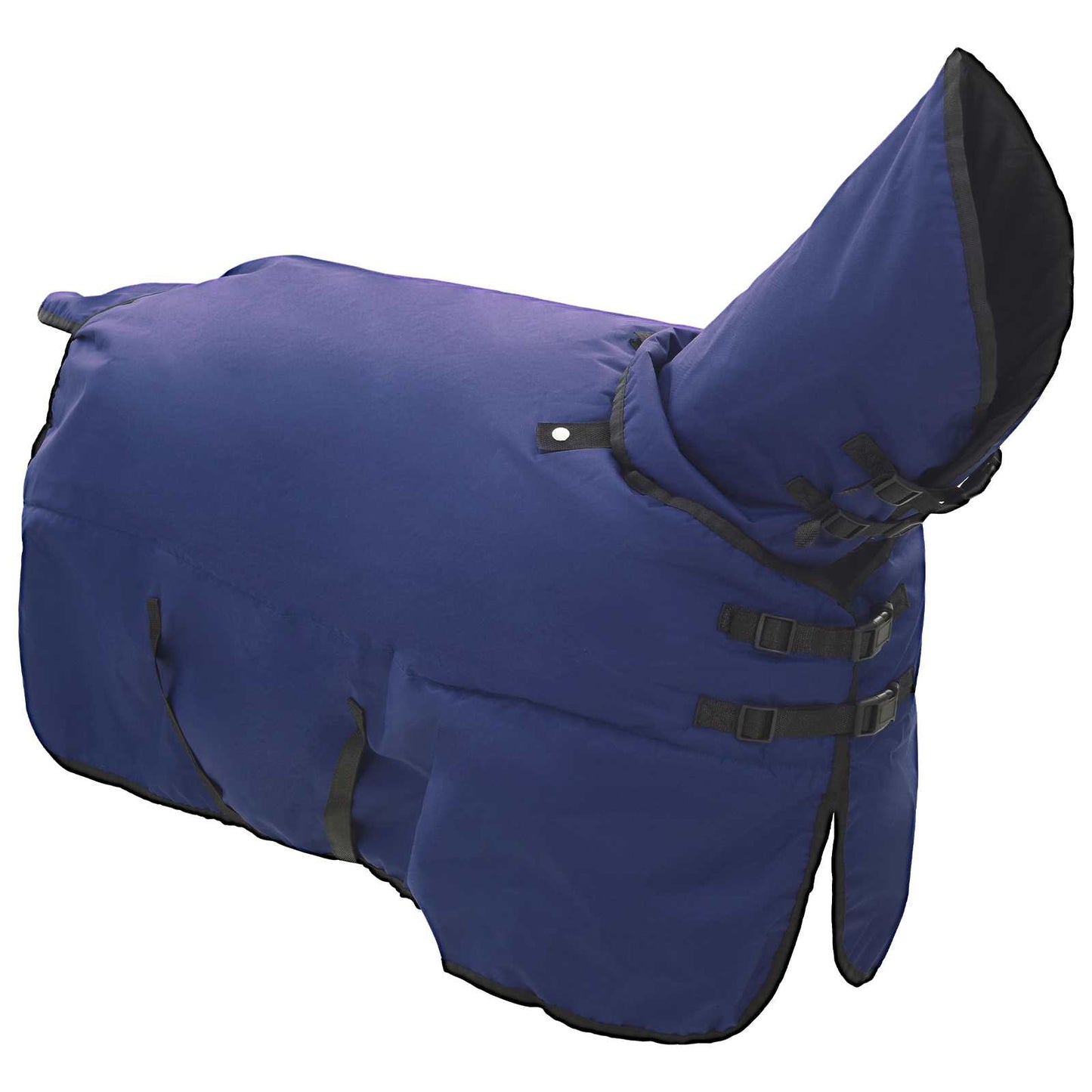 Coperta per cavallo Vidaxx verde scuro e nero 105 cm in poliestere