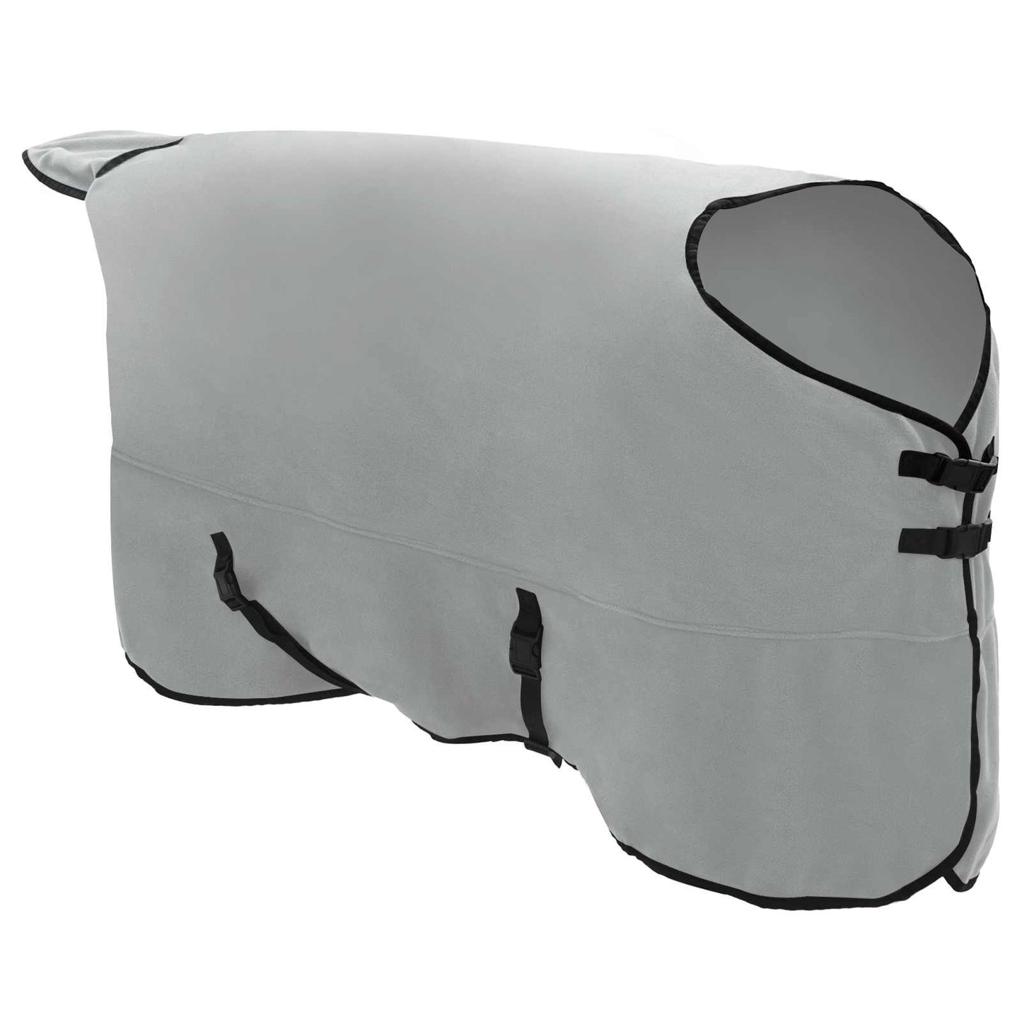Coperta per cavallo VidaXL completamente in poliestere grigio chiaro e rosa