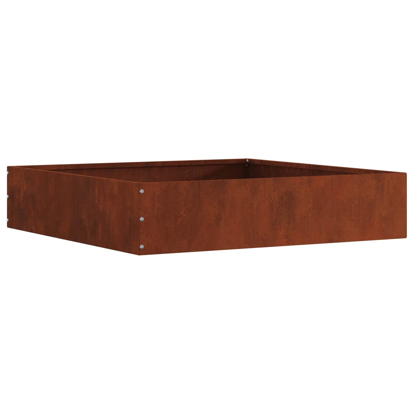 Vidaxl borde de jardín oxidado 60 x 60 x 13 cm acero corten