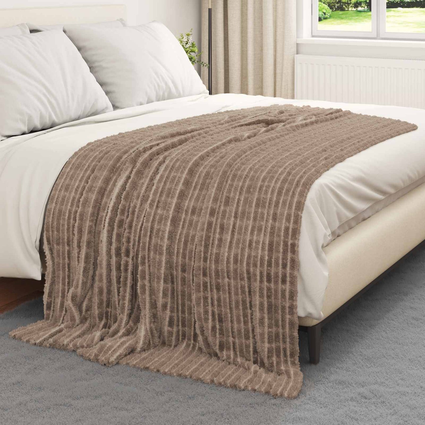 Vidaxl manta camel 200 x 150 cm polar