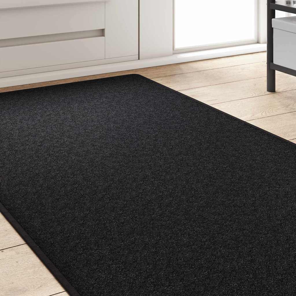 Passatoia per tappeti Vidaxl antracite 80 x 500 cm 100% polipropilene