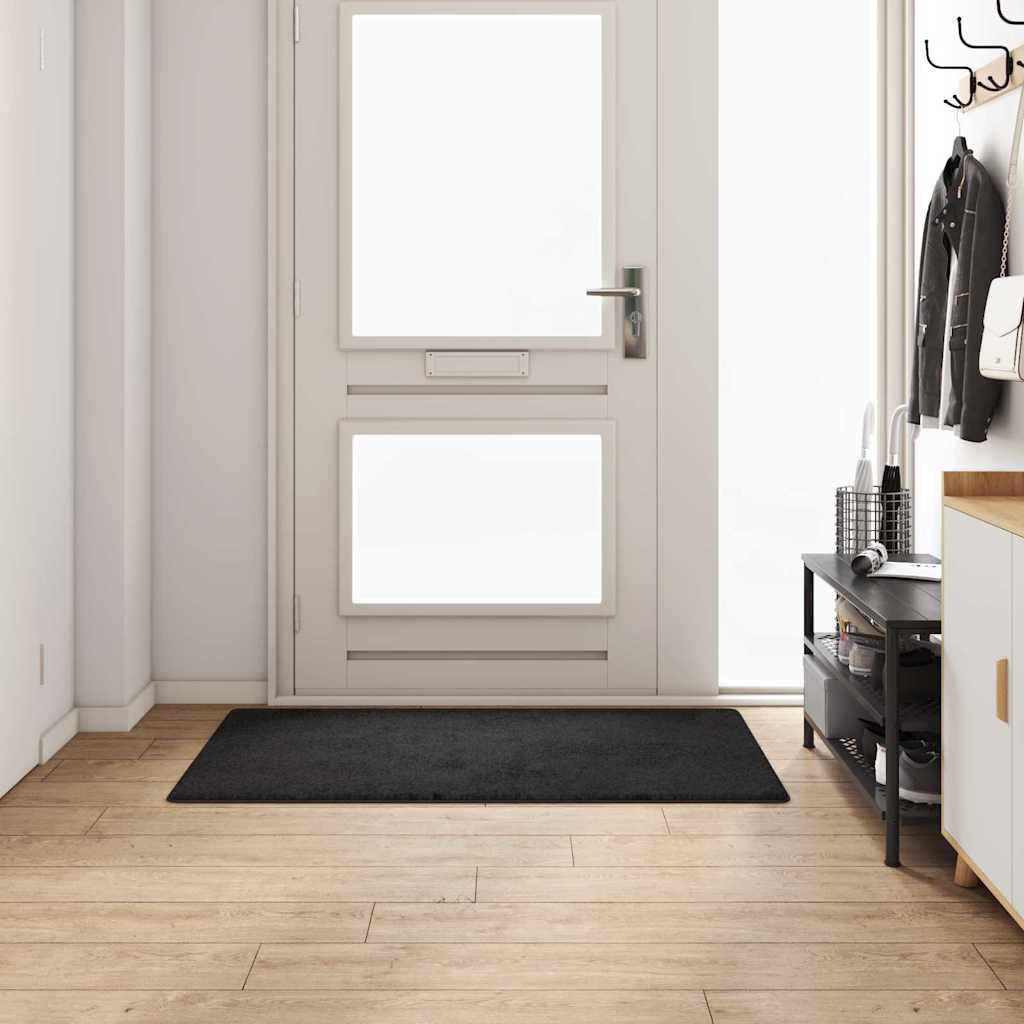Passatoia per tappeti Vidaxx nero 80 x 150 cm Ciuffo 100% polipropilene