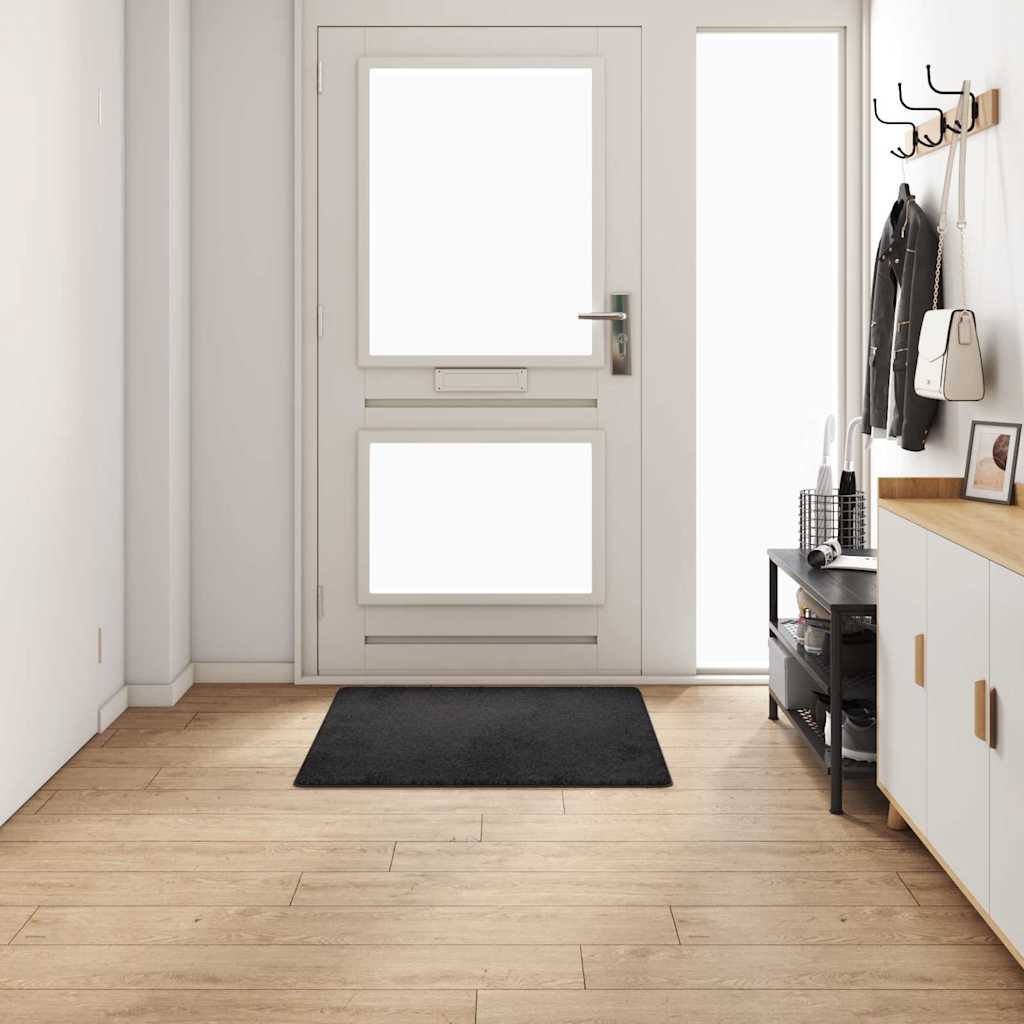 Passatoia per tappeti Vidaxx nero 100 x 100 cm Ciuffo 100% polipropilene
