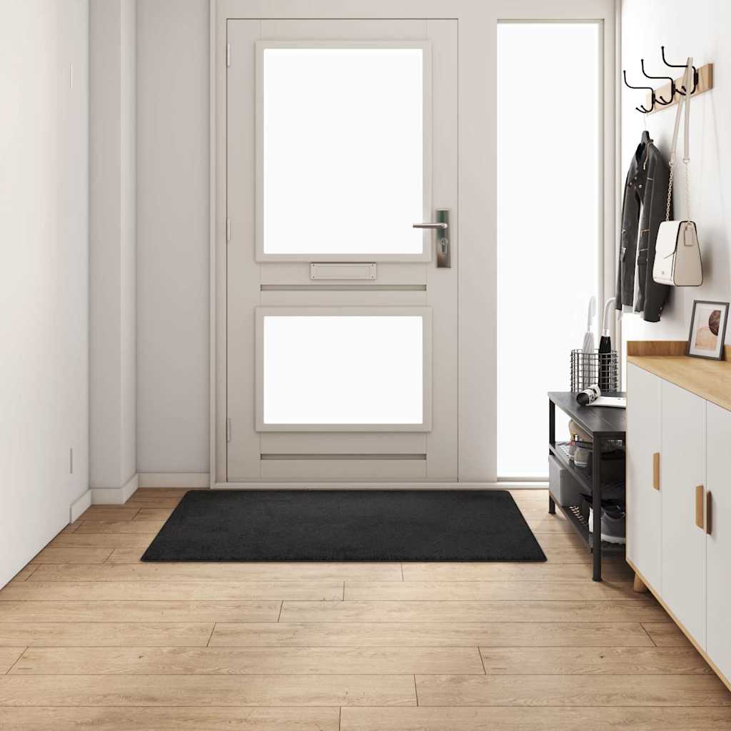 Passatoia per tappeti Vidaxx nero 100 x 150 cm Ciuffo 100% polipropilene