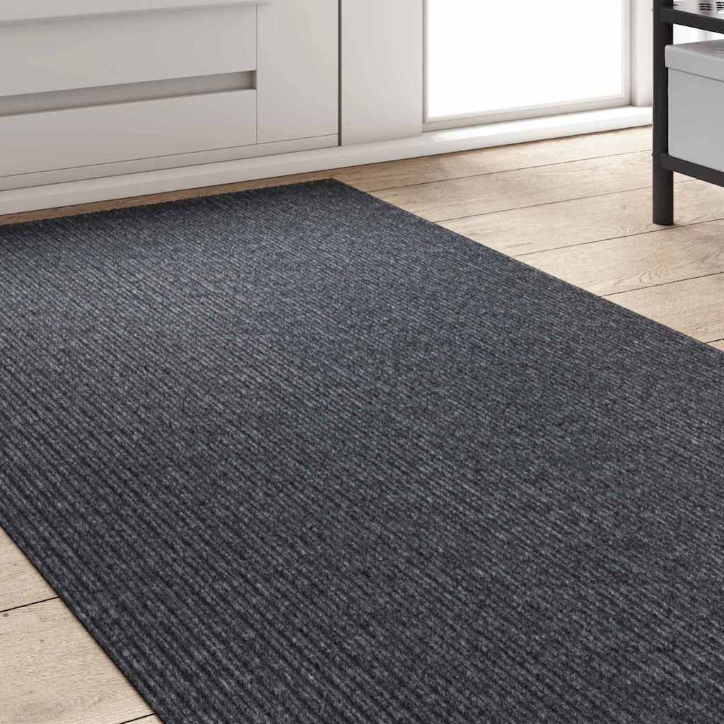 Passatoia per tappeti Vidaxx tessuto grigio 80 x 500 cm