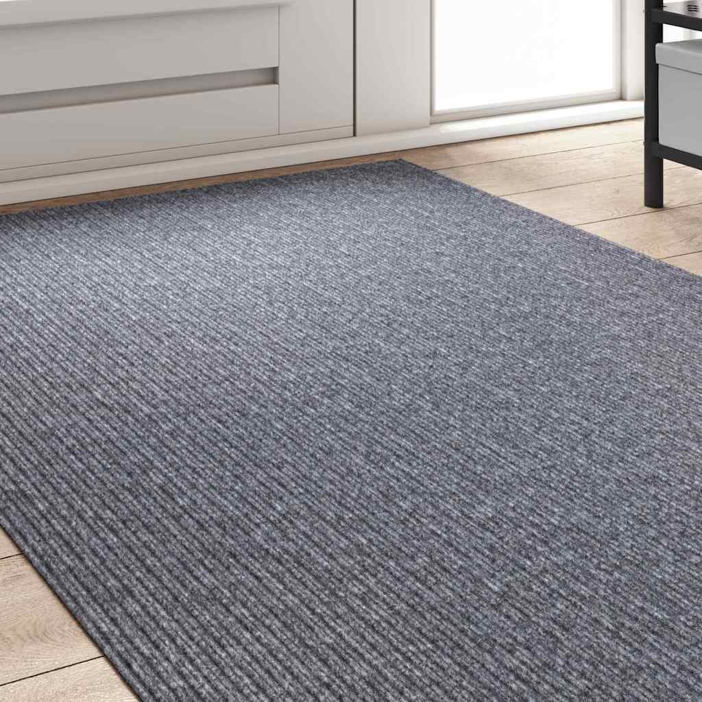 Passatoia per tappeti Vidaxl tessuto grigio chiaro 100 x 250 cm