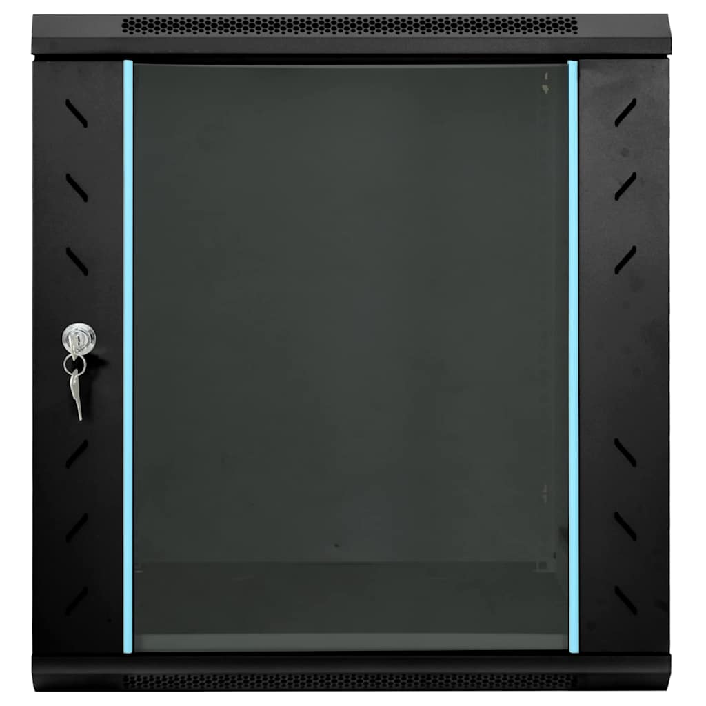 Mueble de red vidaxxl con almacenaje negro 60 x 45 x 65 cm acero